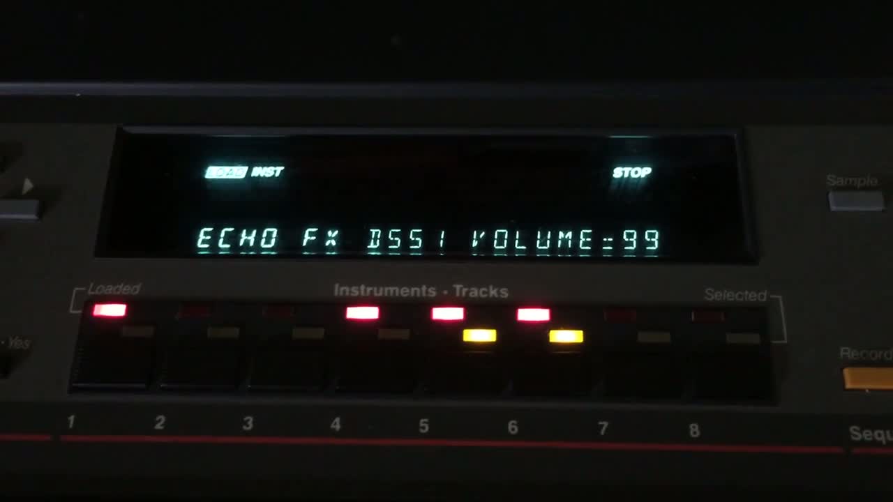 Still frame from a 2016 recovery session locating a Korg DSS-1 sample used on Kisses You Send Me